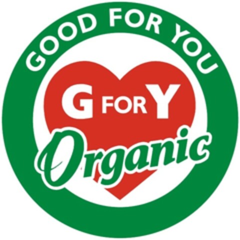 GOOD FOR YOU G FOR Y Organic Logo (EUIPO, 01/30/2007)