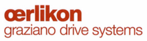 œrlikon graziano drive systems Logo (EUIPO, 19.07.2007)