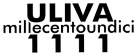 ULIVA millecentoundici 1111 Logo (EUIPO, 12/16/2008)