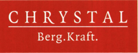 CHRYSTAL Berg.Kraft. Logo (EUIPO, 15.04.2009)