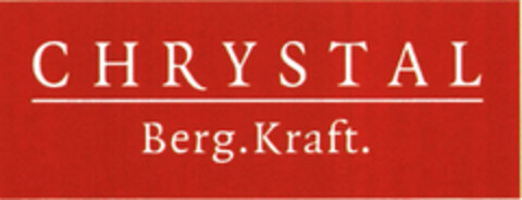 CHRYSTAL Berg.Kraft. Logo (EUIPO, 04/15/2009)