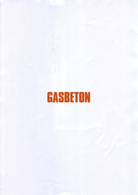 GASBETON Logo (EUIPO, 09.07.2009)