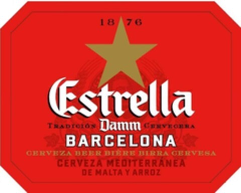 ESTRELLA DAMM BARCELONA Logo (EUIPO, 16.02.2012)