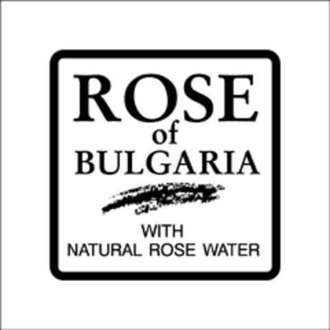 ROSE of BULGARIA WITH NATURAL ROSE  
   WATER Logo (EUIPO, 25.07.2012)