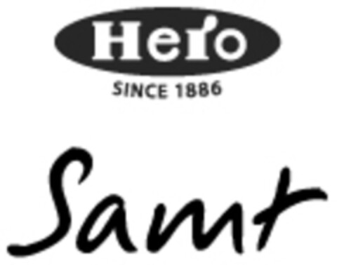 Hero SINCE 1886 Samt Logo (EUIPO, 03/10/2014)