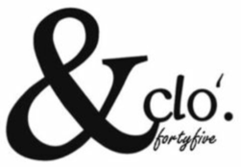 &clò fortyfive Logo (EUIPO, 28.08.2014)