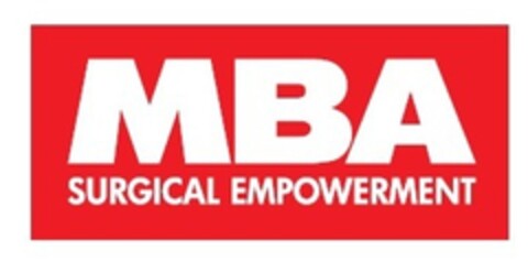 MBA SURGICAL EMPOWERMENT Logo (EUIPO, 06/26/2017)