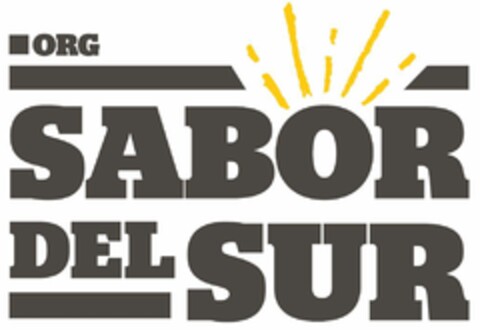 ORG SABOR DEL SUR Logo (EUIPO, 17.12.2019)