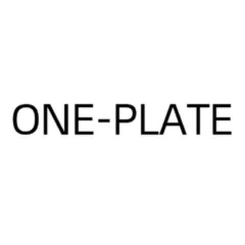 ONE-PLATE Logo (EUIPO, 07/30/2021)