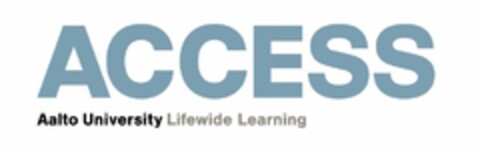 ACCESS Aalto University Lifewide Learning Logo (EUIPO, 11/30/2021)