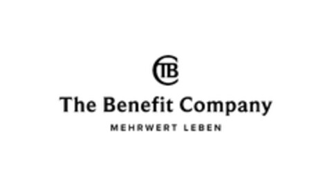 TB The Benefit Company MEHRWERT LEBEN Logo (EUIPO, 18.10.2022)