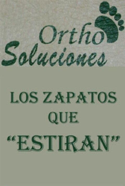 ORTHO SOLUCIONES LOS ZAPATOS QUE "ESTIRAN" Logo (EUIPO, 12/15/2010)