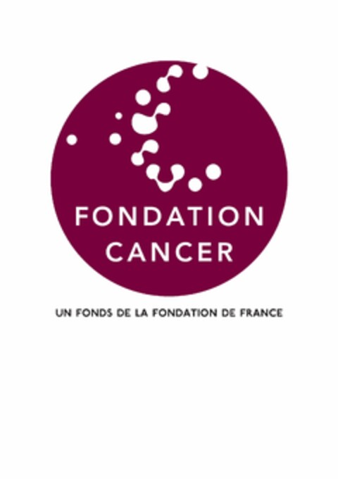 FONDATION CANCER - UN FONDS DE LA FONDATION DE FRANCE Logo (EUIPO, 25.07.2013)