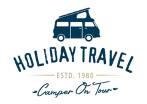 HOLIDAY TRAVEL ESTD. 1980 Camper On Tour Logo (EUIPO, 10.08.2016)