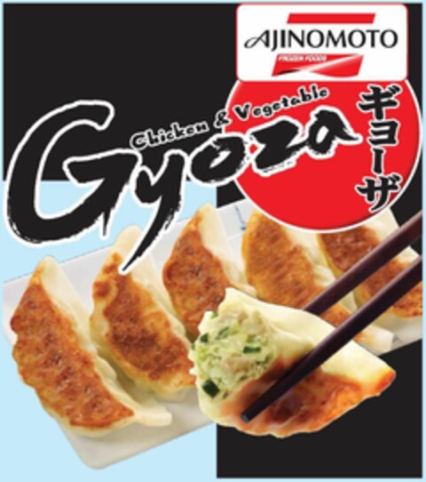 AJINOMOTO FROZEN FOODS Chicken & Vegetable Gyoza Logo (EUIPO, 08.08.2017)