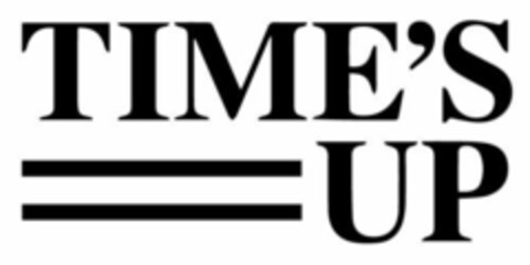 TIME'S UP Logo (EUIPO, 31.01.2018)