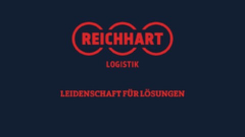 REICHHART LOGISTIK, LEIDENSCHAFT FÜR LÖSUNGEN Logo (EUIPO, 23.05.2018)