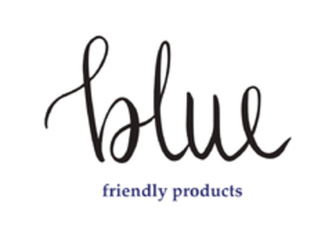 blue friendly products Logo (EUIPO, 12/30/2018)