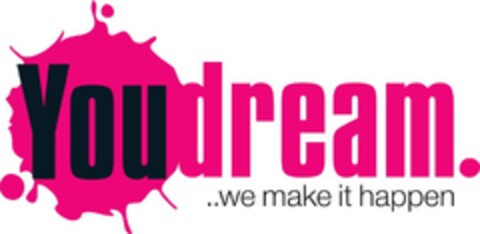 Youdream. ..we make it happen Logo (EUIPO, 06/23/2019)