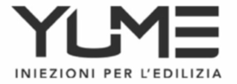 YUME INIEZIONI PER L'EDILIZIA Logo (EUIPO, 05/25/2020)