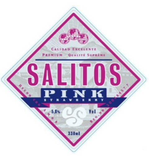 SALITOS PINK STRAWBERRY Logo (EUIPO, 19.02.2021)