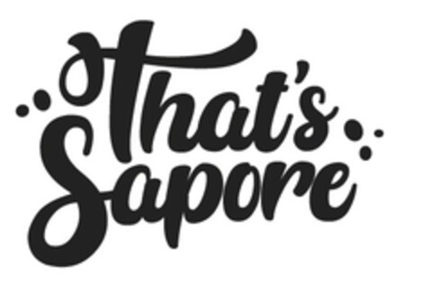 That's Sapore Logo (EUIPO, 07.09.2021)