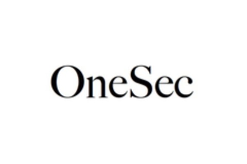 OneSec Logo (EUIPO, 30.12.2021)