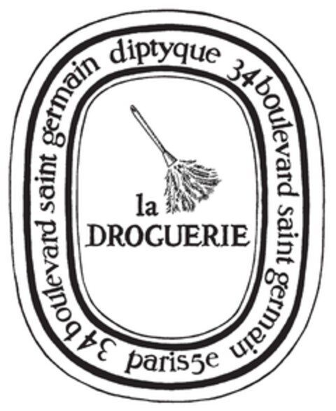 LA DROGUERIE DIPTYQUE 34 BOULEVARD SAINT GERMAIN PARIS5E Logo (EUIPO, 09.09.2022)
