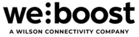 we : boost A WILSON CONNECTIVITY COMPANY Logo (EUIPO, 02/05/2025)