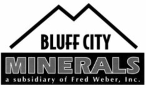 BLUFF CITY MINERALS a subsidiary of Fred Weber, Inc. Logo (EUIPO, 11.07.2006)