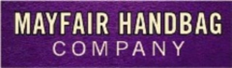 MAYFAIR HANDBAG COMPANY Logo (EUIPO, 05.09.2006)