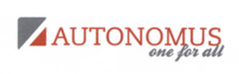 AUTONOMUS one for all Logo (EUIPO, 25.10.2007)