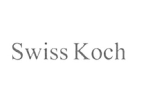 Swiss Koch Logo (EUIPO, 07/09/2013)