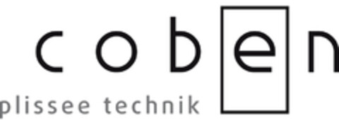 coben plissee technik Logo (EUIPO, 02/20/2015)