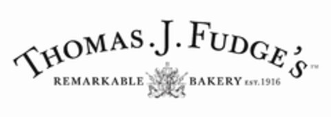 THOMAS J FUDGE'S REMARKABLE BAKERY EST. 1916 Logo (EUIPO, 05/21/2015)