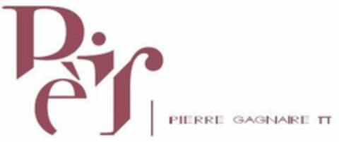 Pèir PIERRE GAGNAIRE TT Logo (EUIPO, 10/22/2015)