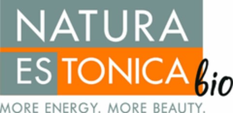 NATURA ESTONICA bio MORE ENERGY. MORE BEAUTY. Logo (EUIPO, 17.12.2015)