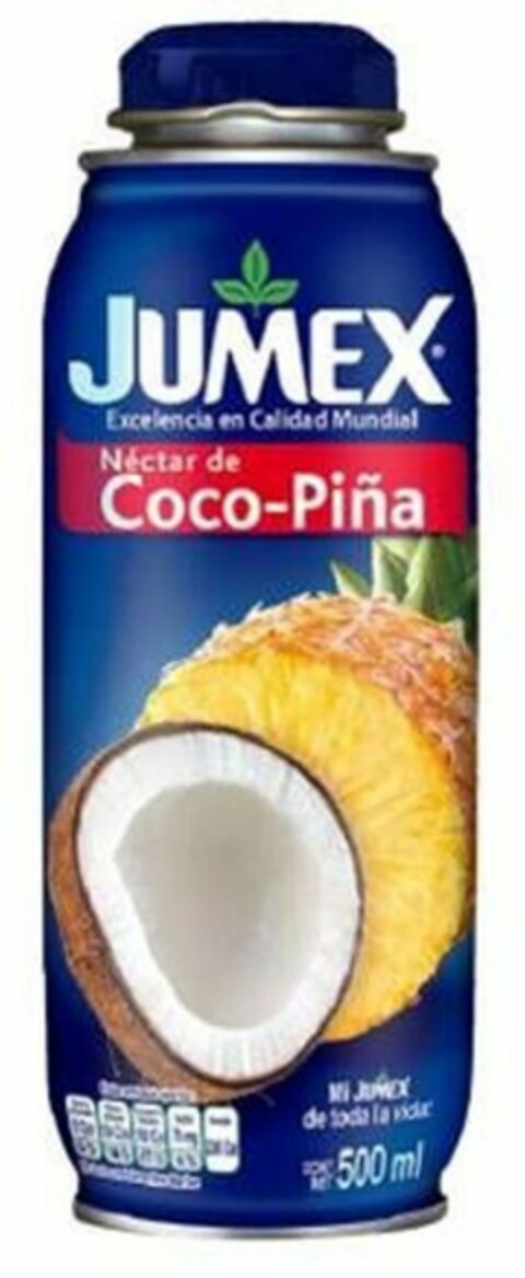 JUMEX Néctar de Coco-Piña Excelencia en Calidad Mundial 500 ml Logo (EUIPO, 05/31/2016)