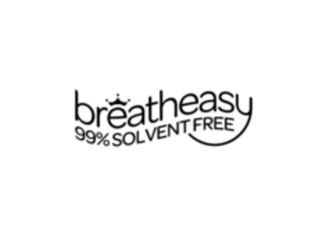 breatheasy 99% SOLVENT FREE Logo (EUIPO, 10/04/2018)