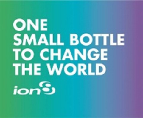 ION8 ONE SMALL BOTTLE TO CHANGE THE WORLD Logo (EUIPO, 13.06.2019)