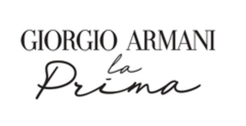 GIORGIO ARMANI LA PRIMA Logo (EUIPO, 12/16/2019)