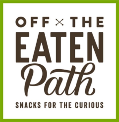 OFF THE EATEN PATH SNACKS FOR THE CURIOUS Logo (EUIPO, 22.01.2020)