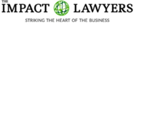 THE IMPACT LAWYERS STRIKING THE HEART OF THE BUSINESS Logo (EUIPO, 02.07.2021)