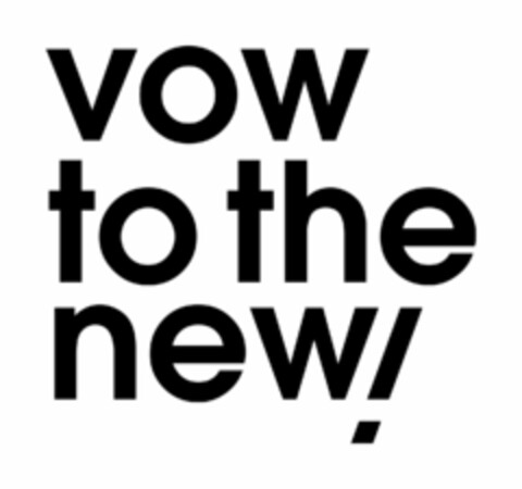 vow to the new! Logo (EUIPO, 31.01.2022)