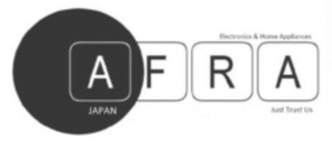 AFRA JAPAN ELECTRONICS & HOME APPLIANCES JUST TRUST US Logo (EUIPO, 01.11.2022)