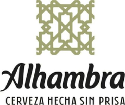 Alhambra CERVEZA HECHA SIN PRISA Logo (EUIPO, 07.11.2022)