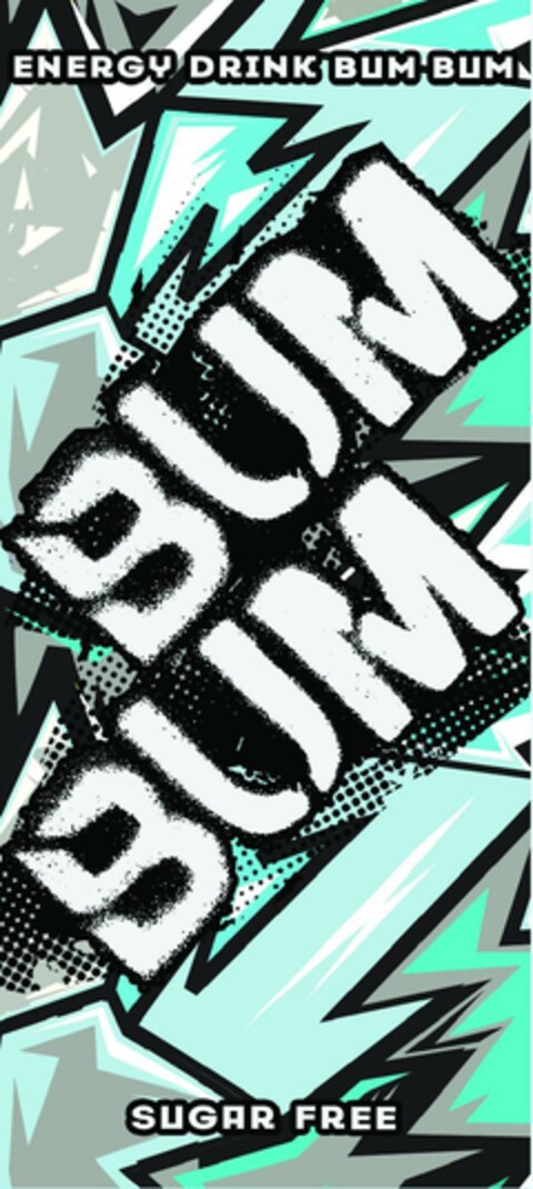 BUM BUM ENERGY DRINK SUGAR FREE Logo (EUIPO, 18.01.2023)