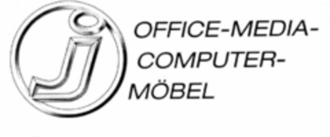 j OFFICE-MEDIA-COMPUTER-MÖBEL Logo (EUIPO, 02/22/2000)
