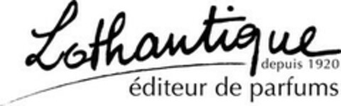 Lothantique depuis 1920 éditeur de parfums Logo (EUIPO, 03/21/2022)