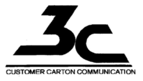 3C CUSTOMER CARTON COMMUNICATION Logo (EUIPO, 19.02.2001)